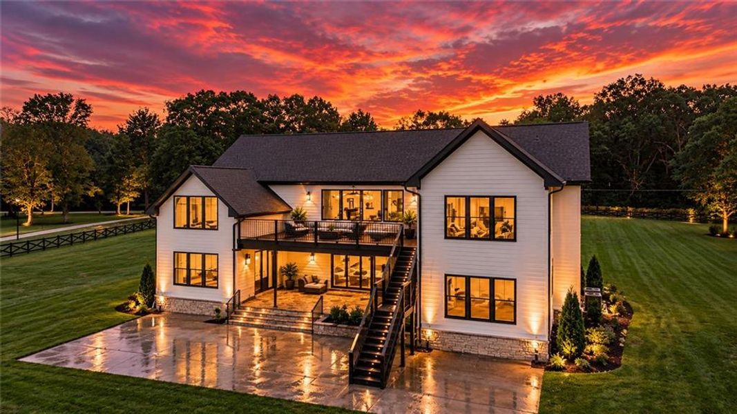Front exterior of a new home in , Covington, GA, highlighting curb appeal (Image 17).