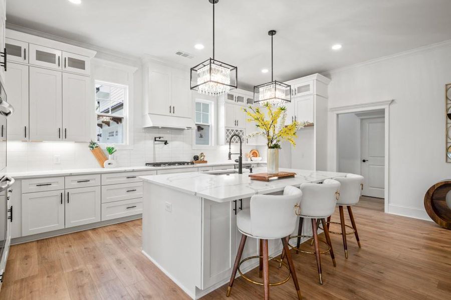 Furnished interior view inside a new home in , Dacula (Image 40).