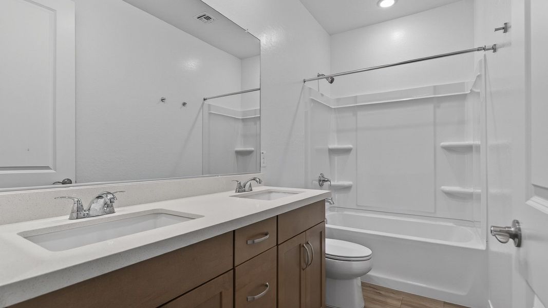 Furnished interior view inside a new home in The Ridge at Sienna Hills, Buckeye (Image 7).