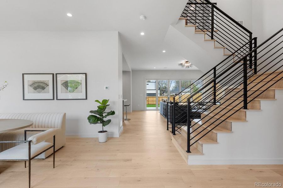 Furnished interior view inside a new home in , Denver (Image 35).