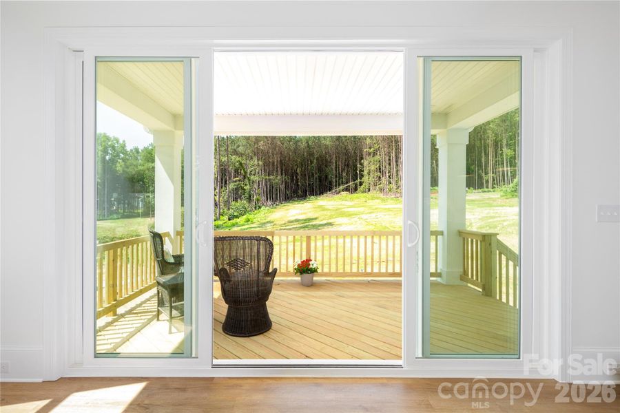 Exterior details and patio area of a home in , Sherrills Ford (Image 25).