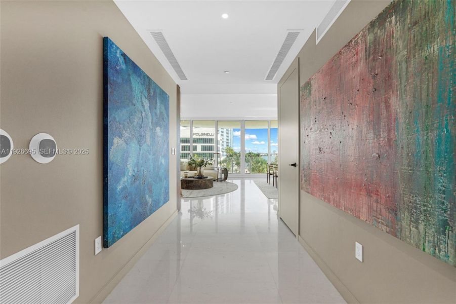 Furnished interior view inside a new home in , Miami (Image 11).