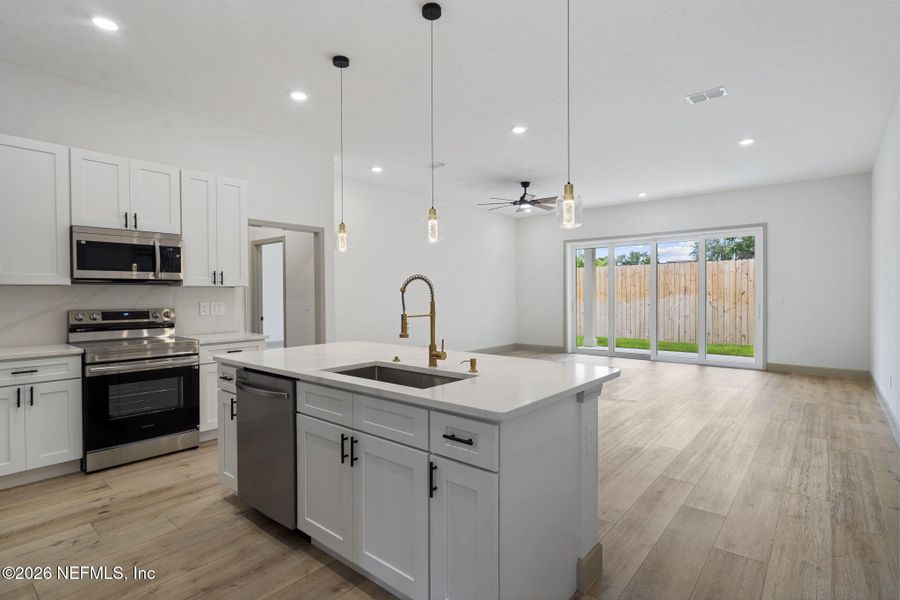 Furnished interior view inside a new home in , Orange Park (Image 17).