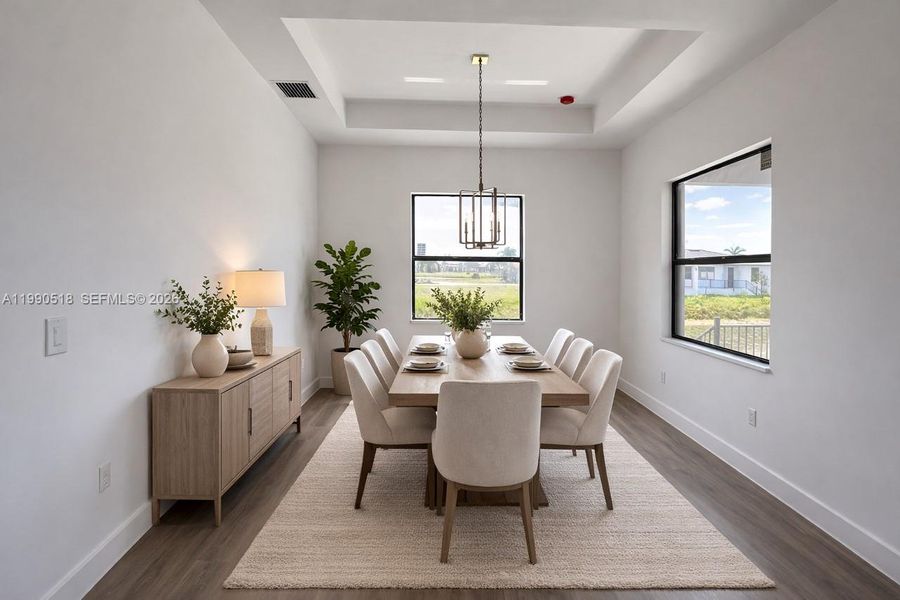 Furnished interior view inside a new home in , Punta Gorda (Image 10). Furnished interior view inside a new home in , Punta Gorda (Image 10).