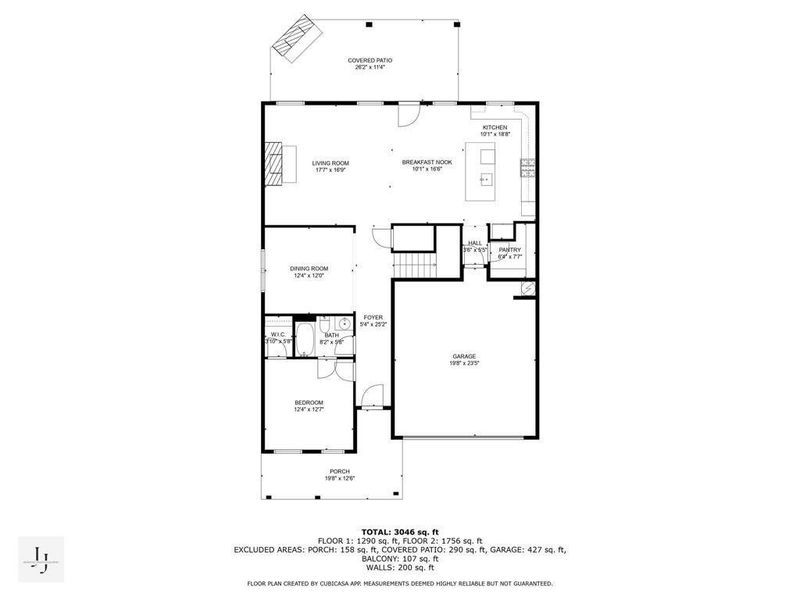 2D floor plan layout of this home in Burchwood, Stockbridge, GA (Image 5). 2D floor plan layout of this home in Burchwood, Stockbridge, GA (Image 5).