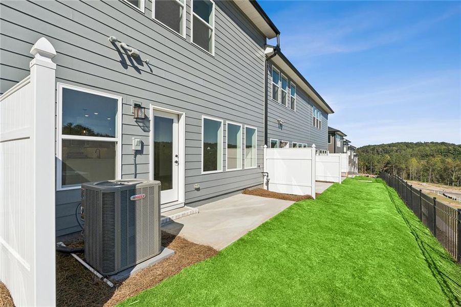 Exterior details and patio area of a home in Grandview Terrace, Canton (Image 2). Exterior details and patio area of a home in Grandview Terrace, Canton (Image 2).