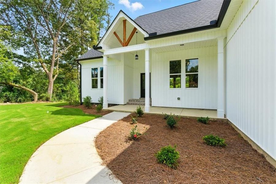 Front exterior of a new home in , Rome, GA, highlighting curb appeal (Image 18).
