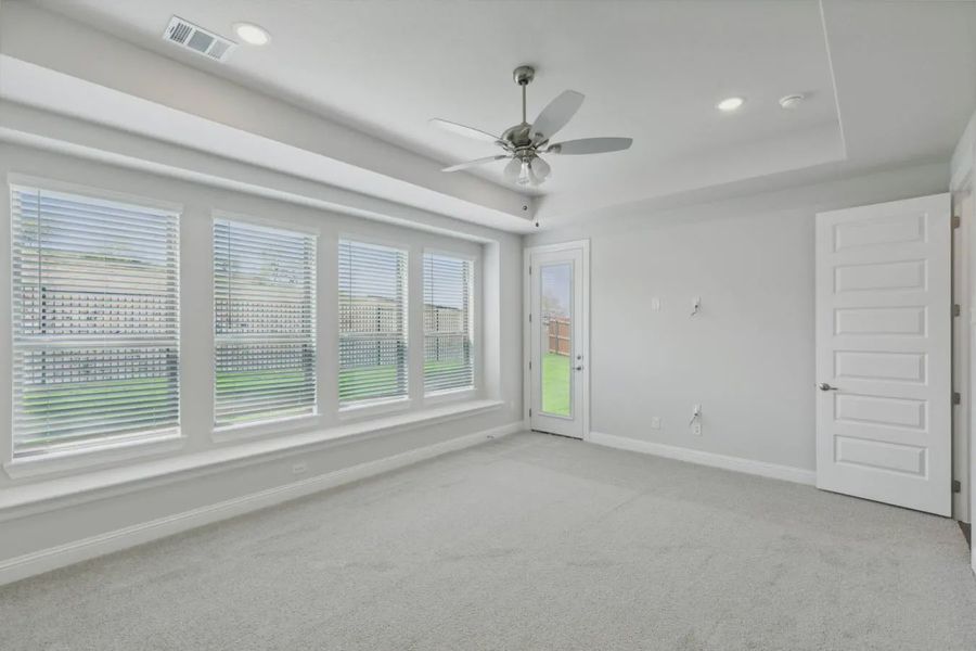 Representative unfurnished interior of a home built from the Fairview by Chesmar Homes in Westside Preserve, Midlothian (Image 9).