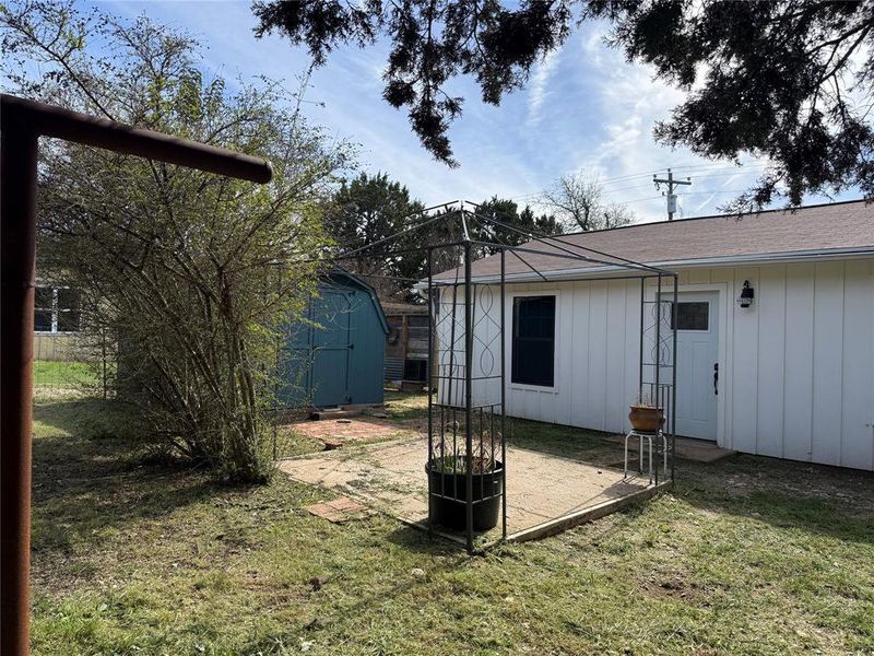 Exterior details and patio area of a home in , Whitney (Image 19).