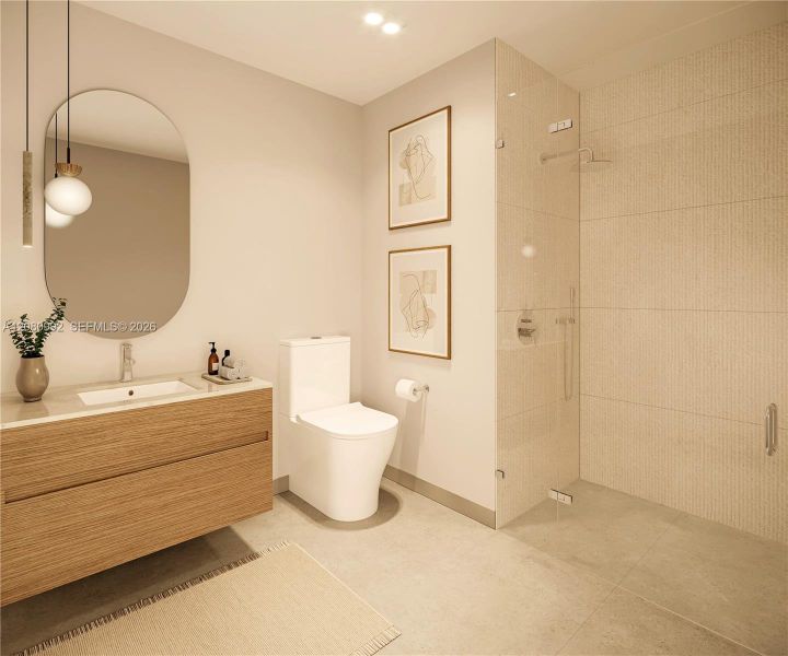 Furnished interior view inside a new home in , Miami (Image 5). Furnished interior view inside a new home in , Miami (Image 5).