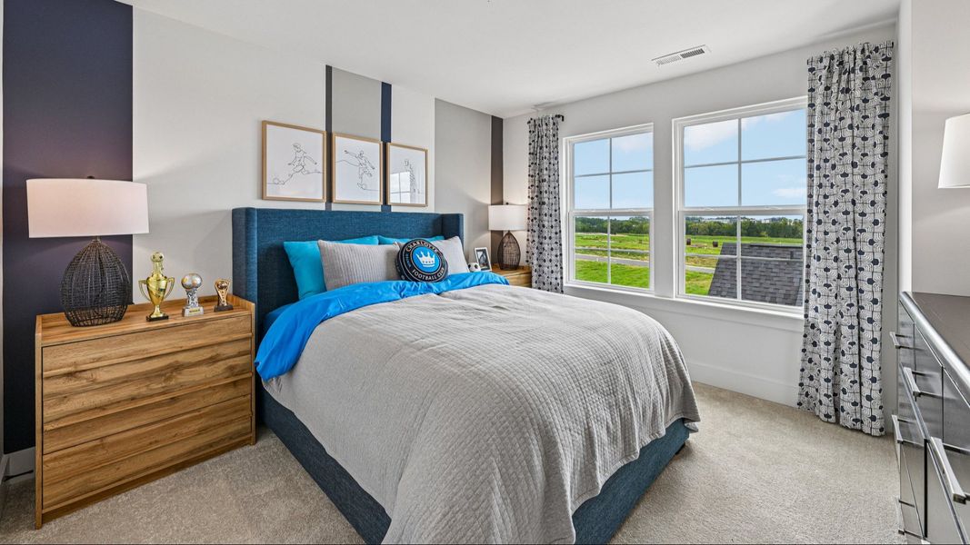 The Westport Plan by DRB Homes in Miller Farm - Secondary Bedroom The Westport Plan by DRB Homes in Miller Farm - Secondary Bedroom