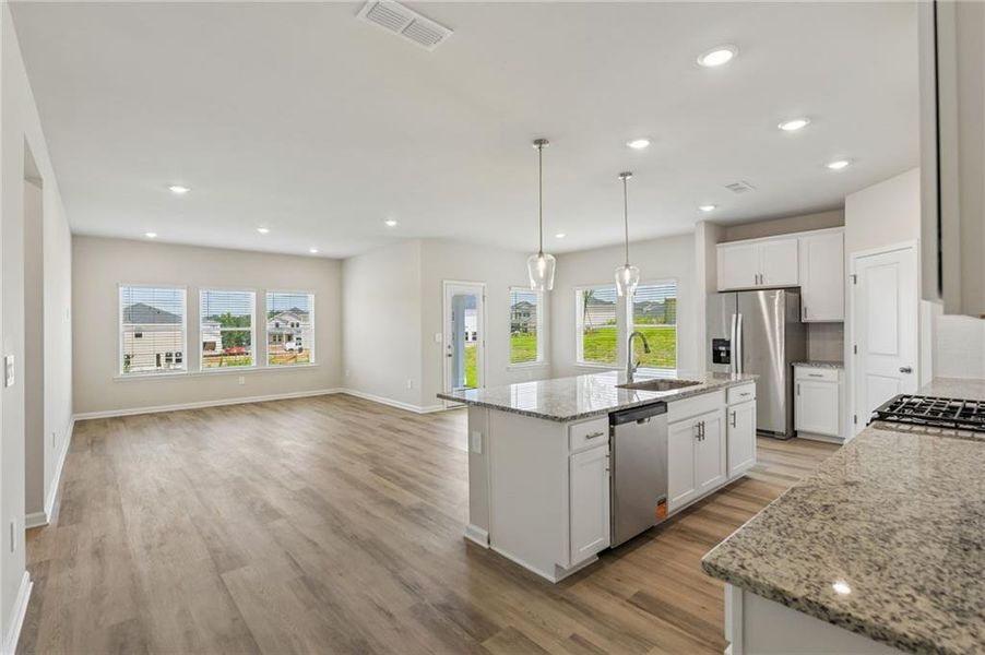 Furnished interior view inside a new home in Preserve at Mountain Creek, Pendergrass (Image 18). Furnished interior view inside a new home in Preserve at Mountain Creek, Pendergrass (Image 18).