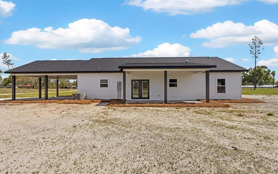 Exterior details and patio area of a home in , Live Oak (Image 3). Exterior details and patio area of a home in , Live Oak (Image 3).
