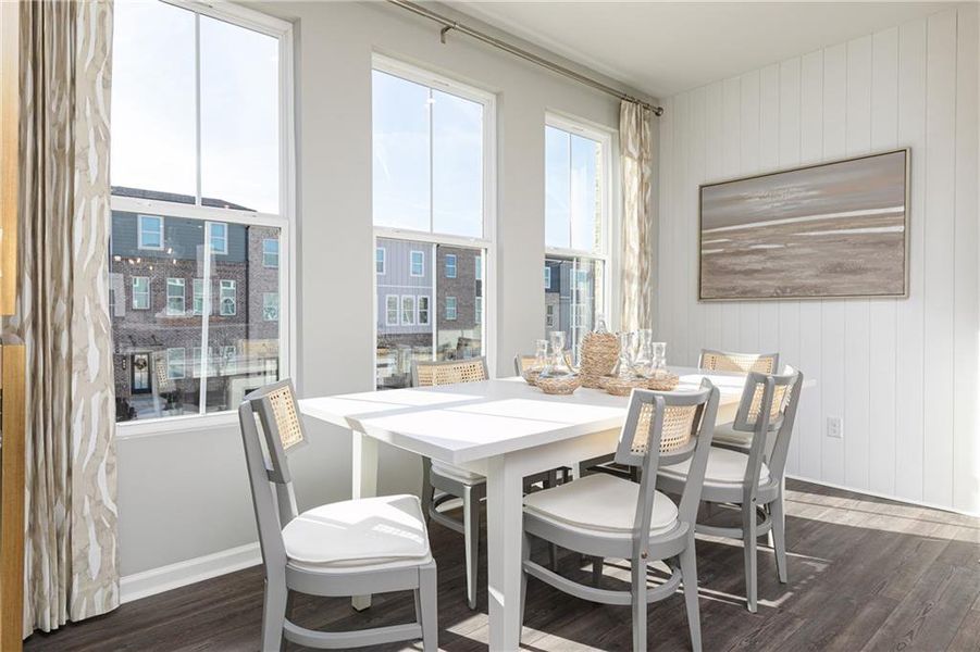 Furnished interior view inside a new home in , Powder Springs (Image 8).