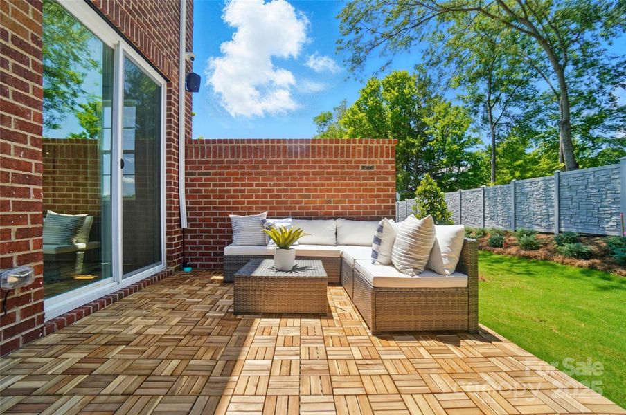 Representation only of patio