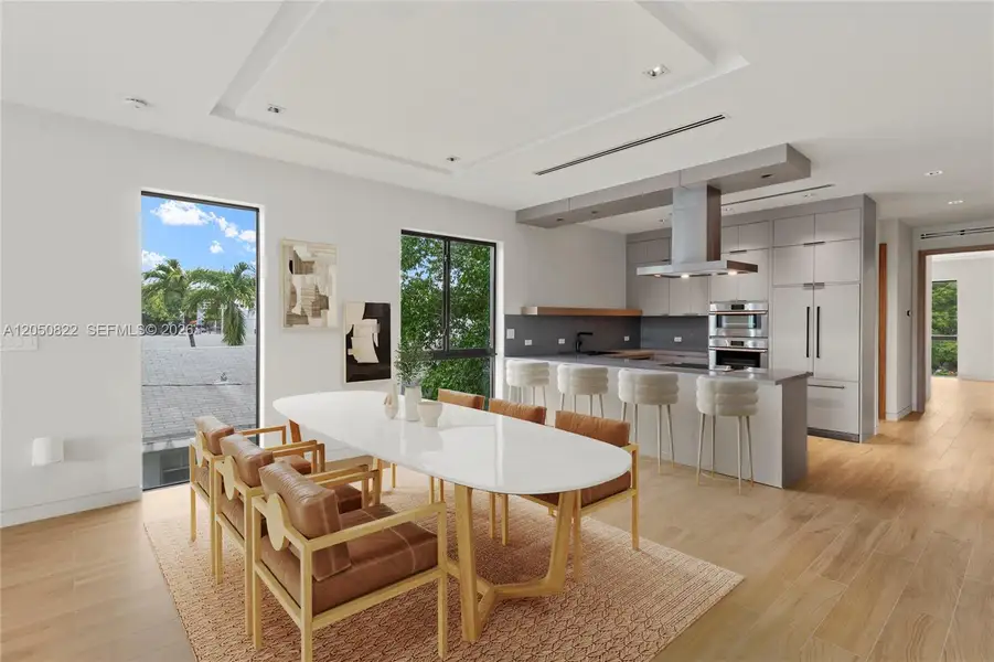 Furnished interior view inside a new home in , Miami (Image 4).