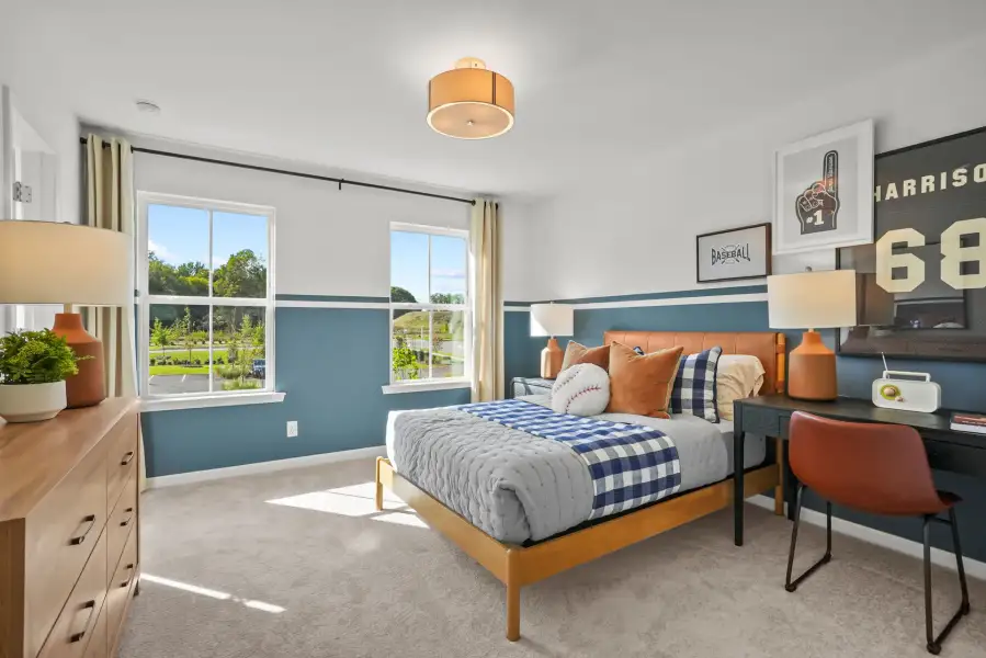 Furnished interior view inside a new home in The Retreat at Carolina Ridge, Harrisburg (Image 33). Furnished interior view inside a new home in The Retreat at Carolina Ridge, Harrisburg (Image 33).