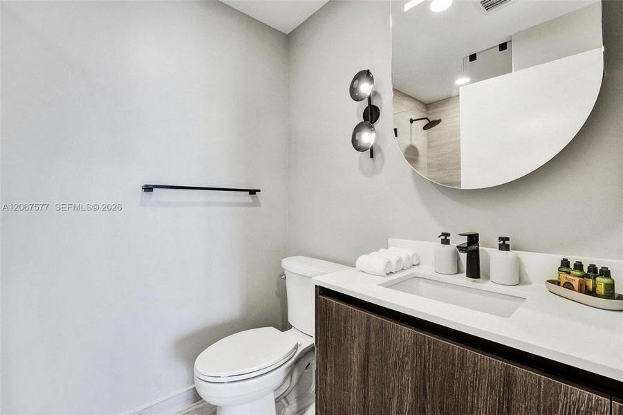 Furnished interior view inside a new home in , Miami Beach (Image 4).