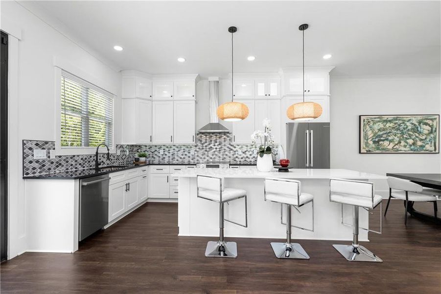 Furnished interior view inside a new home in , Stockbridge (Image 41).