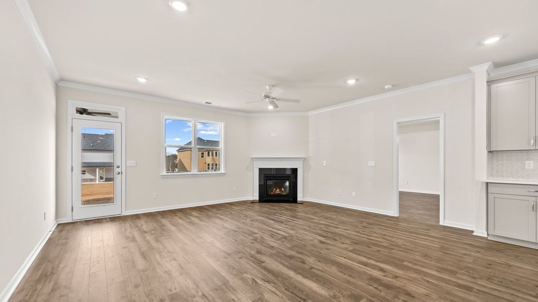 Spacious, unfurnished interior of a new home in The Gates at Pates Creek, Hampton (Image 15). Spacious, unfurnished interior of a new home in The Gates at Pates Creek, Hampton (Image 15).