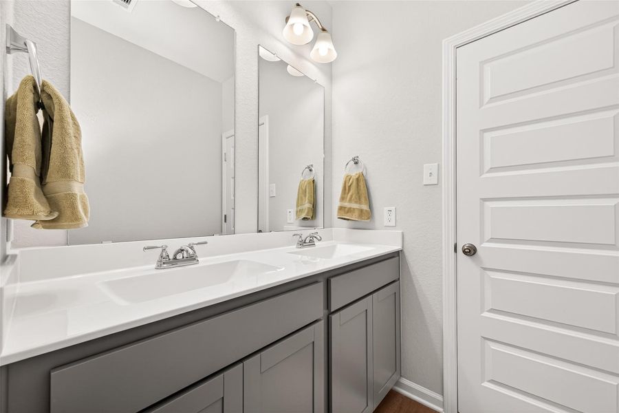 Furnished interior view inside a new home in Mill Creek Trails, Magnolia (Image 42).