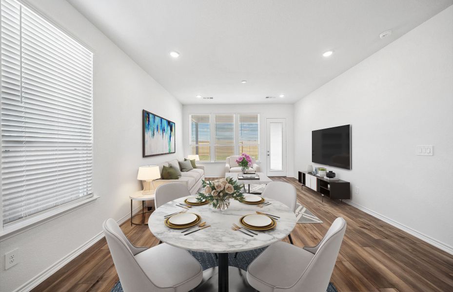 Representative furnished interior of a home built from the Idalou by Pulte Homes in Ryehill, Rosenberg (Image 7).