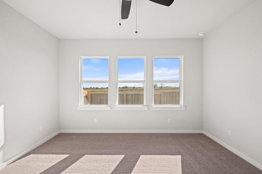 Spacious, unfurnished interior of a new home in Union Collection at Park Central, Georgetown (Image 31).