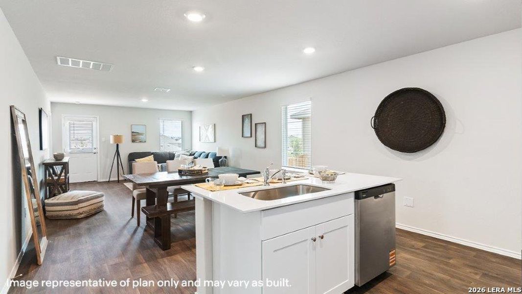 Furnished interior view inside a new home in Hickory Ridge, Elmendorf (Image 25).