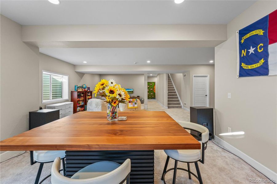 Furnished interior view inside a new home in Settler's Crossing, Commerce City (Image 38).