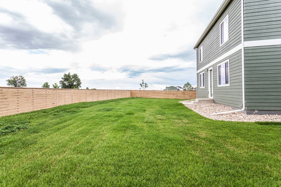 Exterior details and patio area of a home in Bloom, Fort Collins (Image 26). Exterior details and patio area of a home in Bloom, Fort Collins (Image 26).