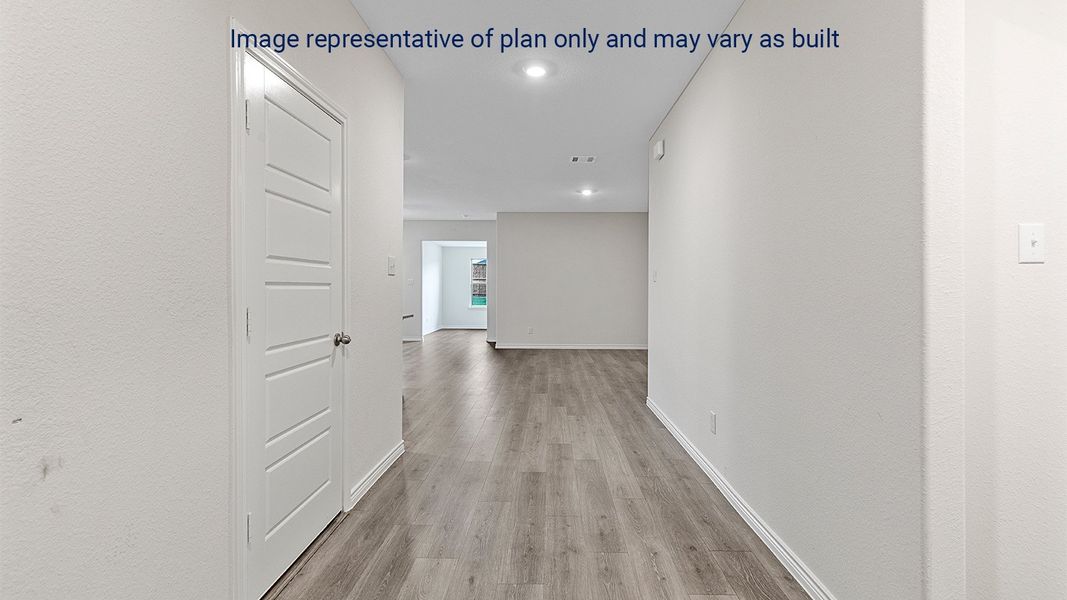 Representative unfurnished interior of a home built from the Holden by D.R. Horton in King's Landing, Corpus Christi (Image 24). Representative unfurnished interior of a home built from the Holden by D.R. Horton in King's Landing, Corpus Christi (Image 24).