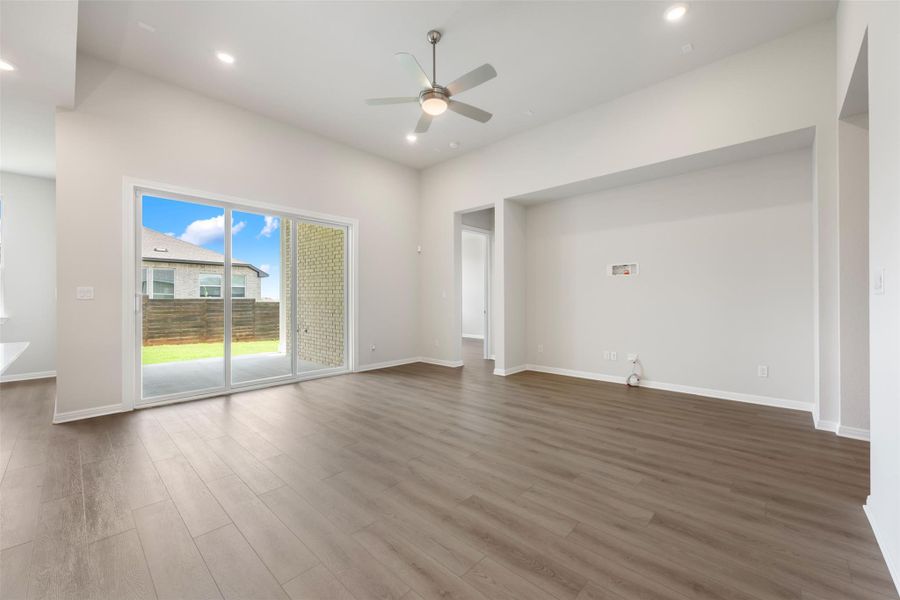 Spacious, unfurnished interior of a new home in The Trails at Carmel, Pflugerville (Image 35).