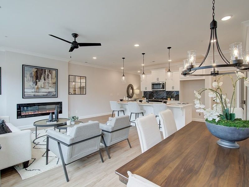 Furnished interior view inside a new home in Cherokee Township, Acworth (Image 5).
