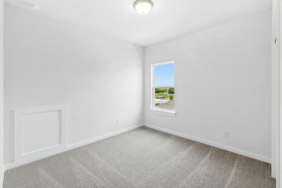 Spacious, unfurnished interior of a new home in Santa Rita Ranch, Liberty Hill (Image 15). Spacious, unfurnished interior of a new home in Santa Rita Ranch, Liberty Hill (Image 15).