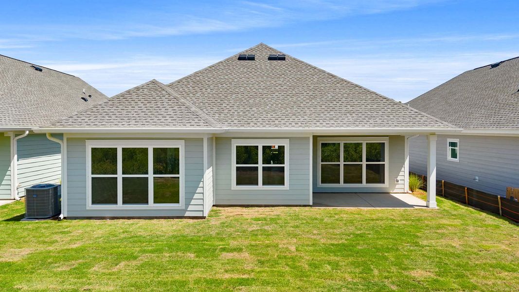 Exterior details and patio area of a home in Breakfast Point East Phase II, Panama City Beach (Image 3).