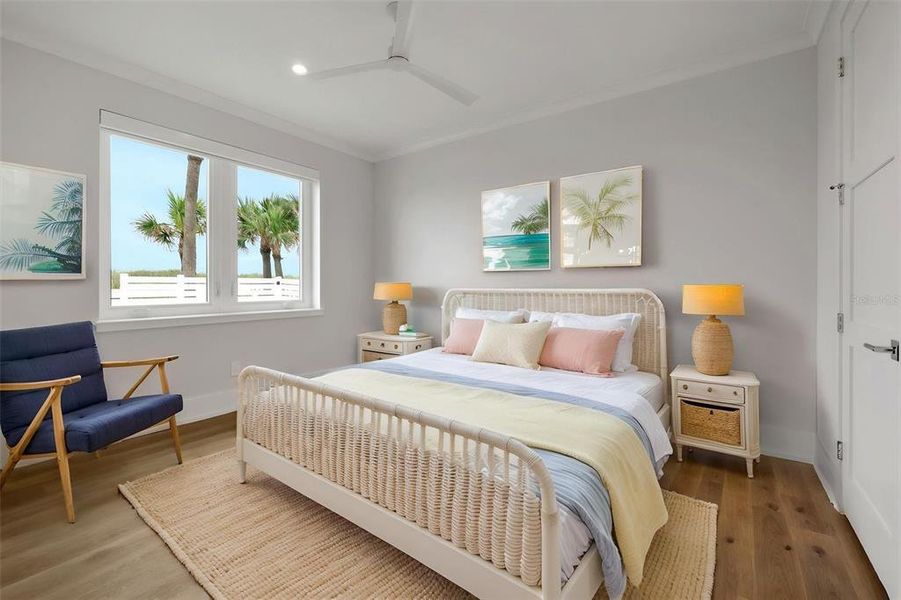 Furnished interior view inside a new home in , Flagler Beach (Image 79).