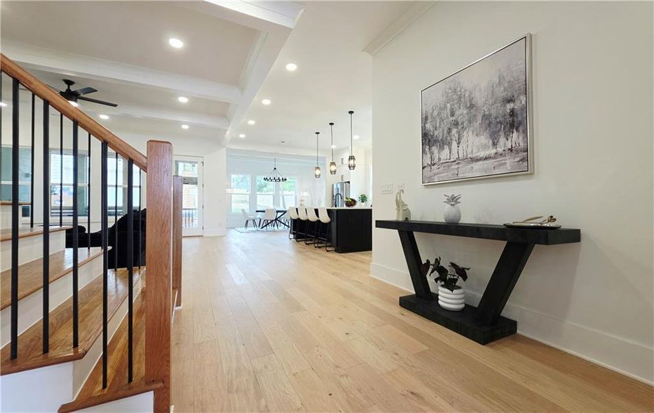 Furnished interior view inside a new home in , Atlanta (Image 50).