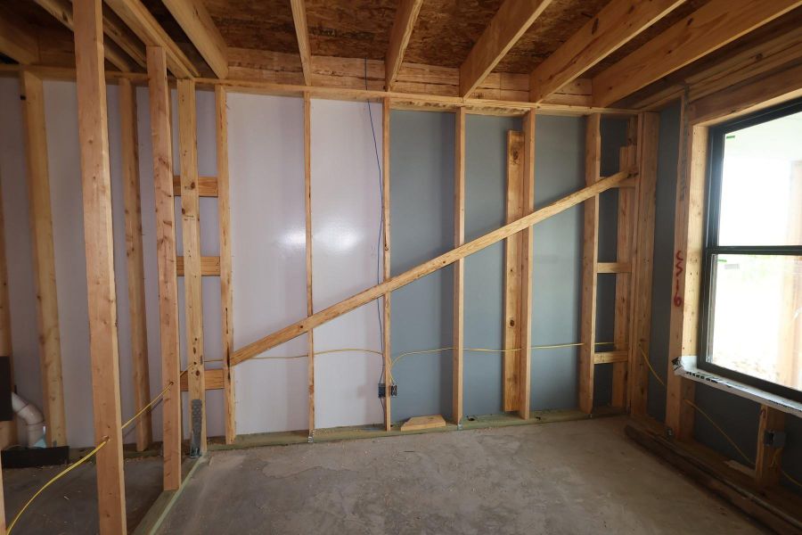 In-progress construction of a new home in Austin Point - Terrace Collection, Richmond, TX (Image 17).