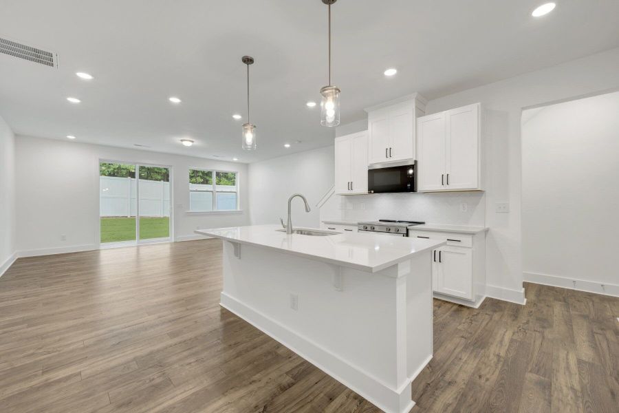 Furnished interior view inside a new home in Ashmore Townes, Garner (Image 3).