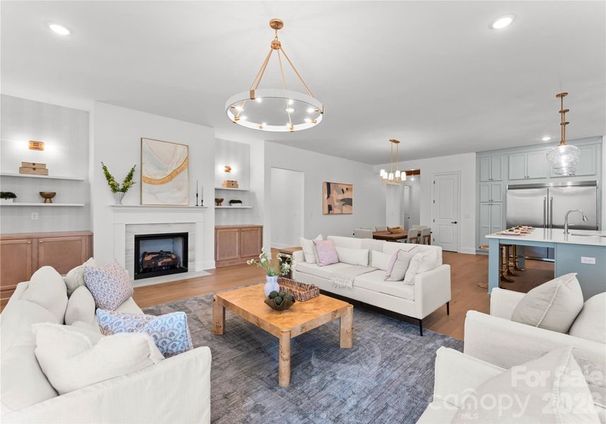 Furnished interior view inside a new home in , Locust (Image 17).