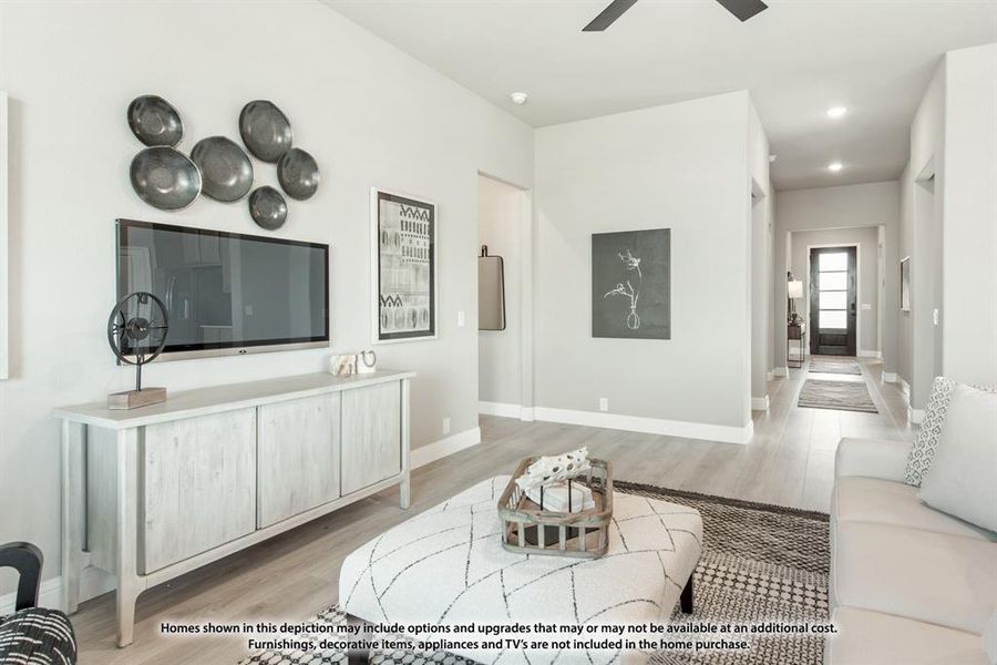 Furnished interior view inside a new home in Hampton Park, Glenn Heights (Image 33).