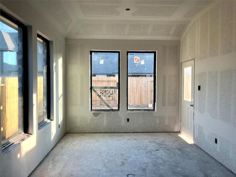 Actual progress of your home.