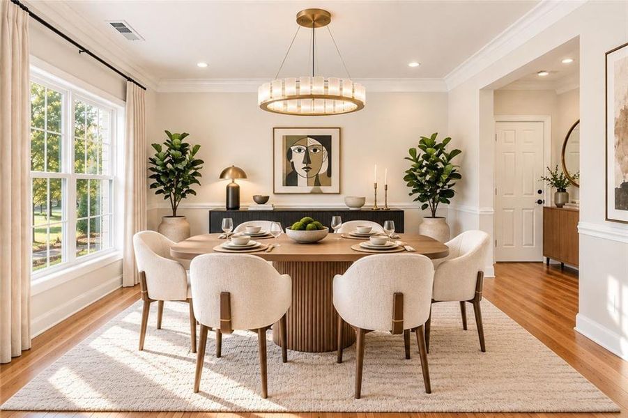 Furnished interior view inside a new home in , South Fulton (Image 14).