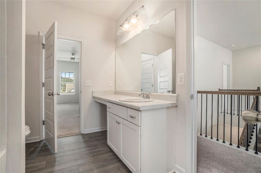 Furnished interior view inside a new home in , Cartersville (Image 8).