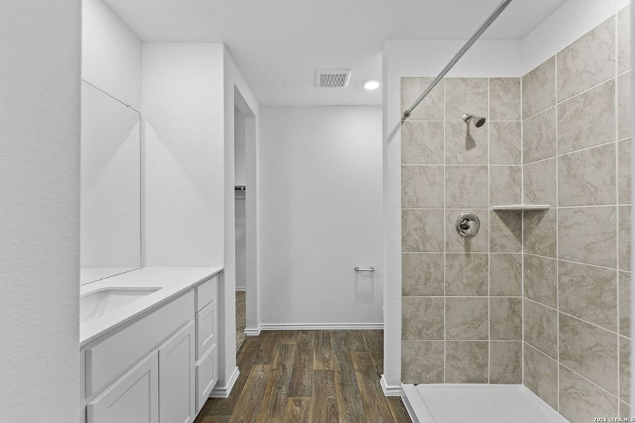Furnished interior view inside a new home in Preserve at Medina, Von Ormy (Image 8).