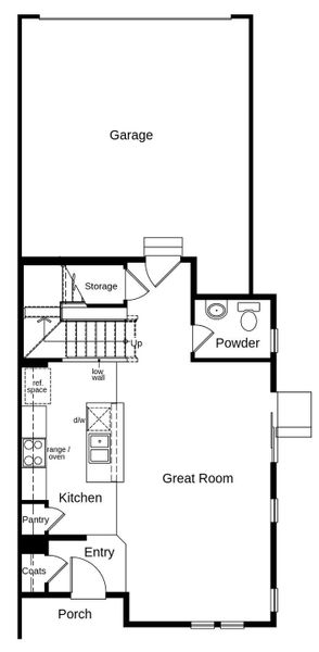 2D floor plan layout of this home in Windler Villas, Aurora, CO (Image 2).