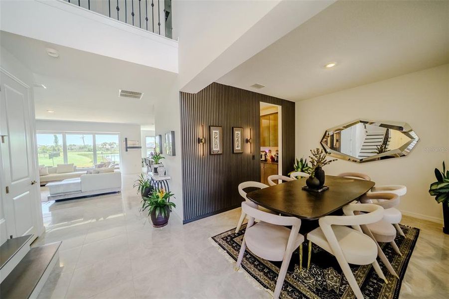 Furnished interior view inside a new home in , Sarasota (Image 6). Furnished interior view inside a new home in , Sarasota (Image 6).