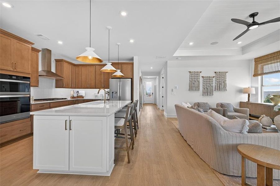 Furnished interior view inside a new home in Del Webb Chateau Elan, Hoschton (Image 4).