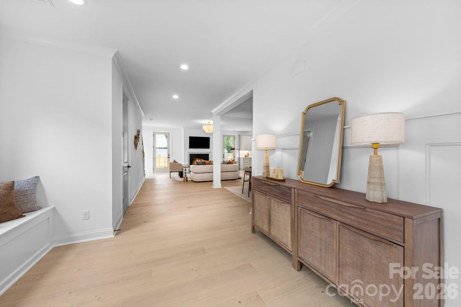 Furnished interior view inside a new home in , Charlotte (Image 34).