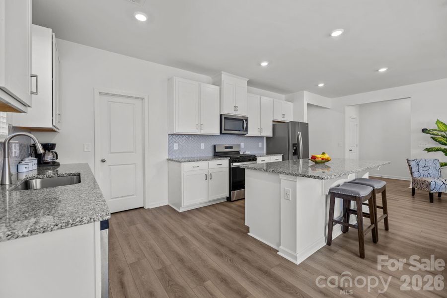 Furnished interior view inside a new home in Sheffield, Indian Trail (Image 13).